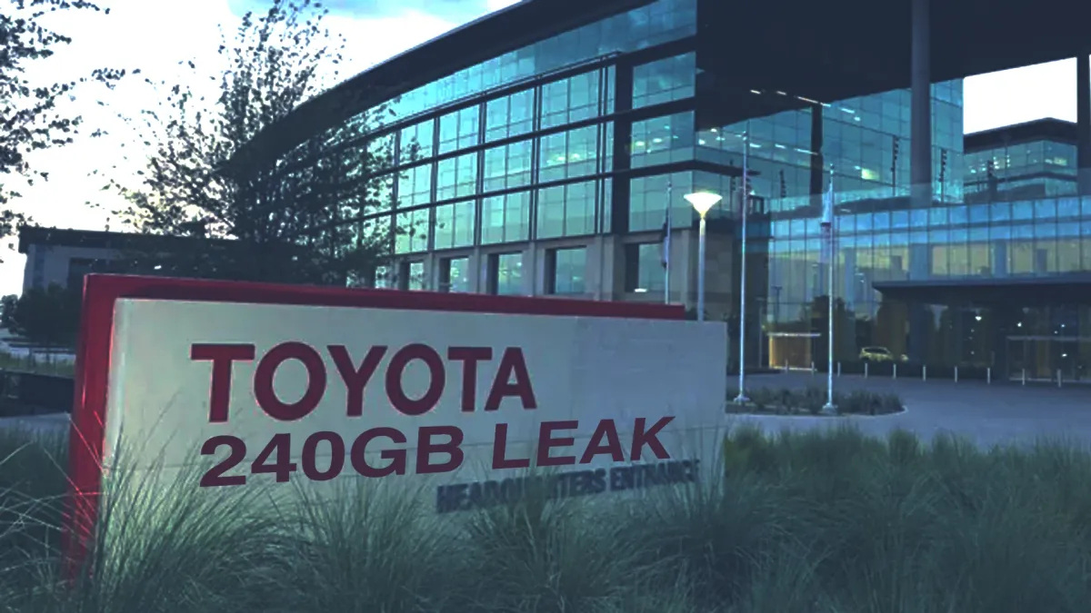 Toyota Confirms Data Breach Through Third-Party Vendor, Customer Information Exposed