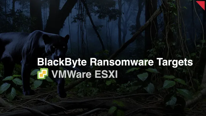 BlackByte Ransomware Exploits New VMware ESXi Vulnerability in Latest Attack